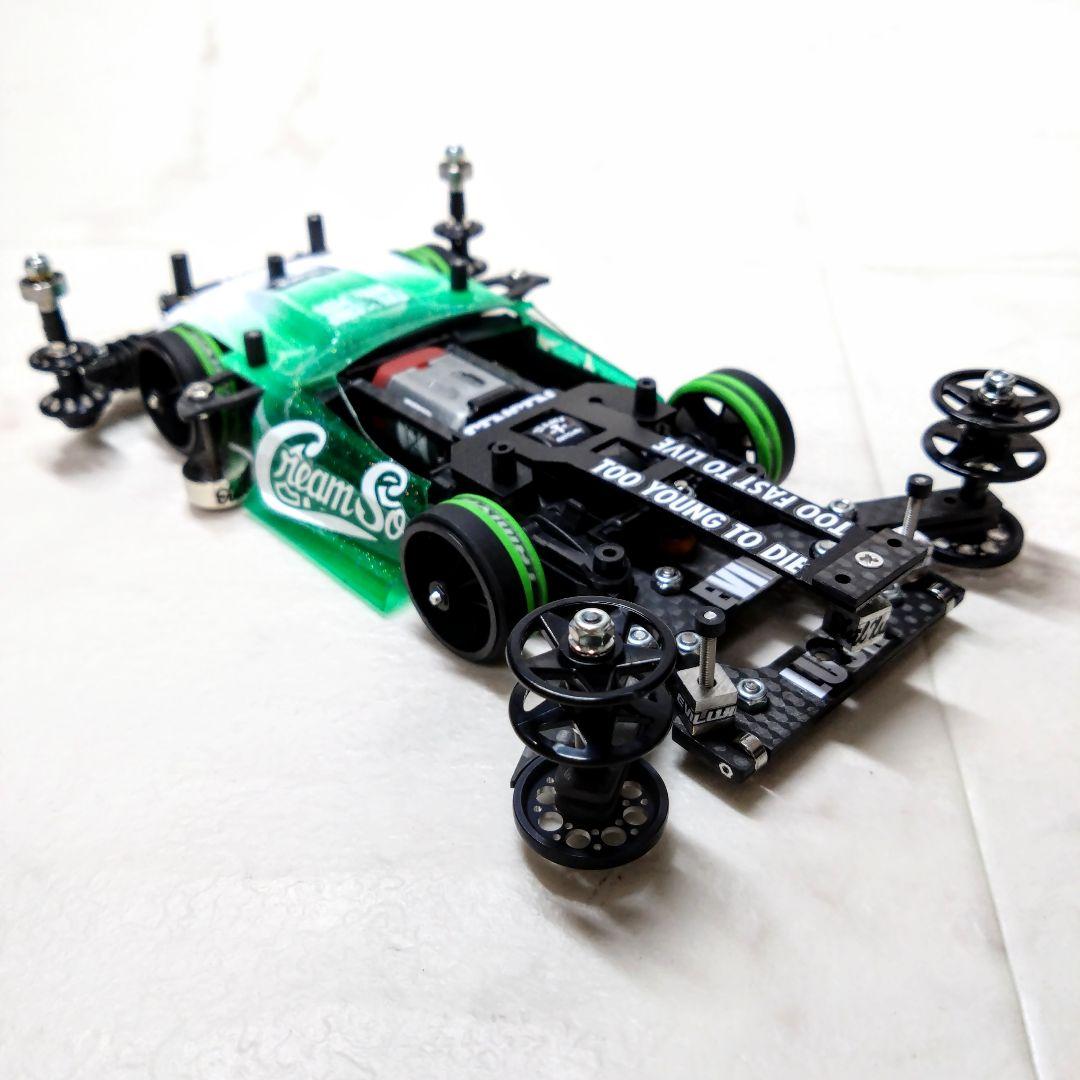 楽天 ミニ四駆 完成品 ラウディーブル ROWDY BULL MSシャーシ - メルカリ 自動車