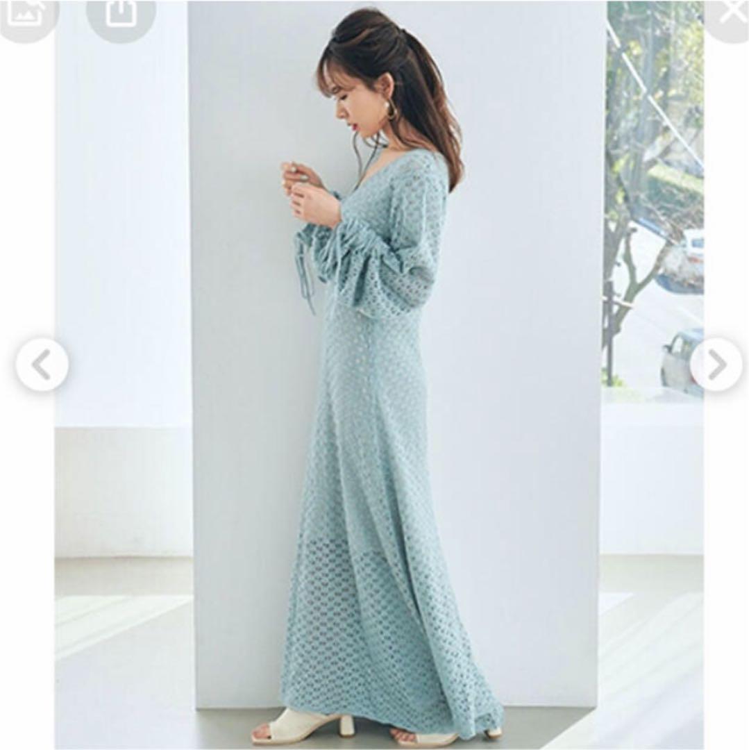 の定番から人気の限定 新品タグ付き シェリーモナ クロシェニットワンピース の定番から人気の限定 新品タグ付き シェリーモナ クロシェニットワンピース