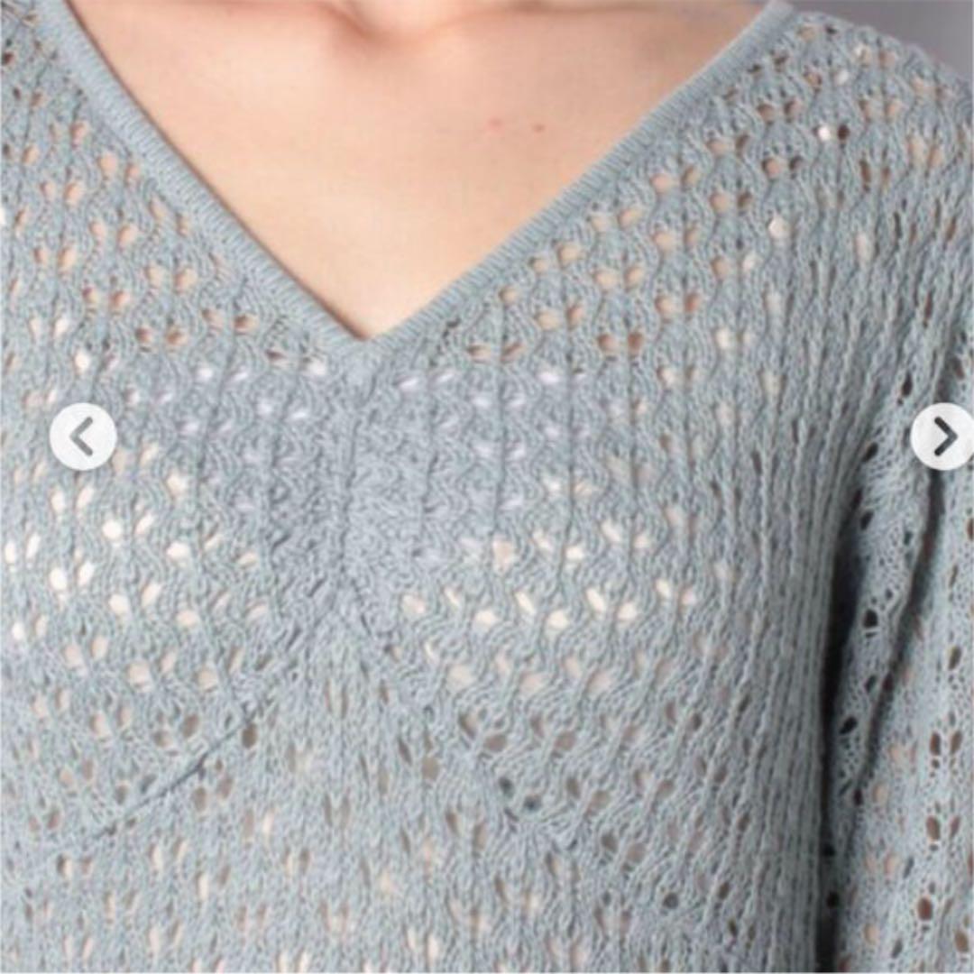 の定番から人気の限定 新品タグ付き シェリーモナ クロシェニットワンピース の定番から人気の限定 新品タグ付き シェリーモナ クロシェニットワンピース