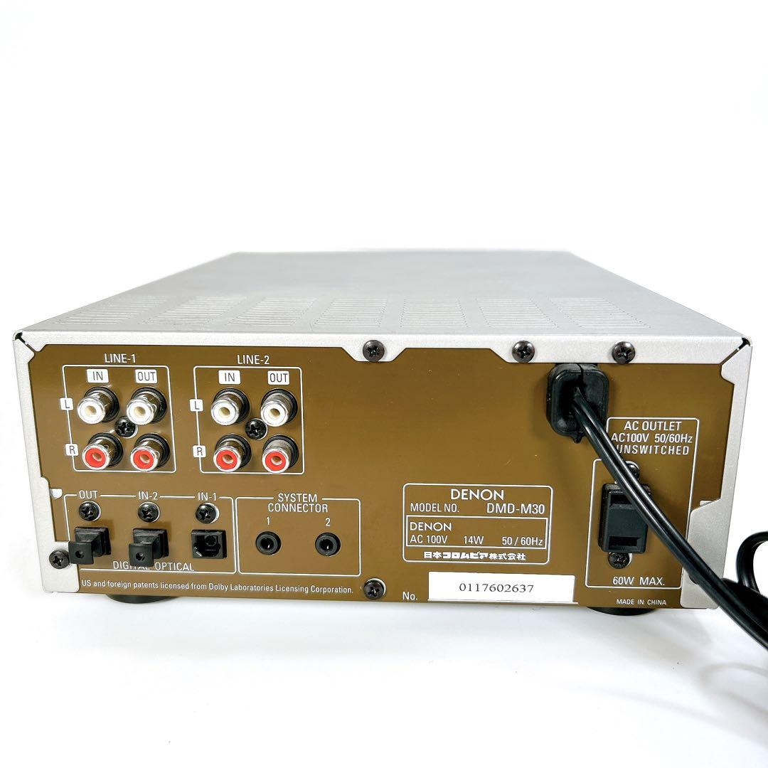 美品】DENON MD デッキ レコーダー DMD-M30 - メルカリ