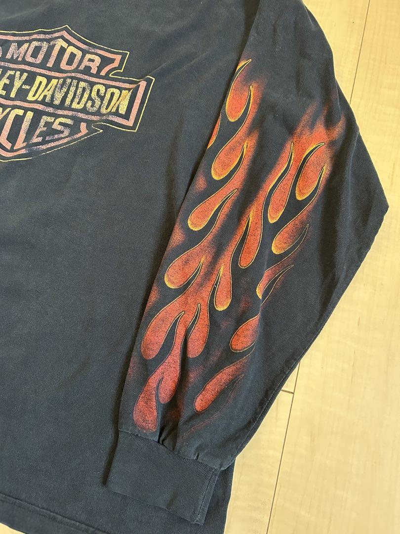 【スペシャル】 Harley-Davidson フレイム ロンT XXL