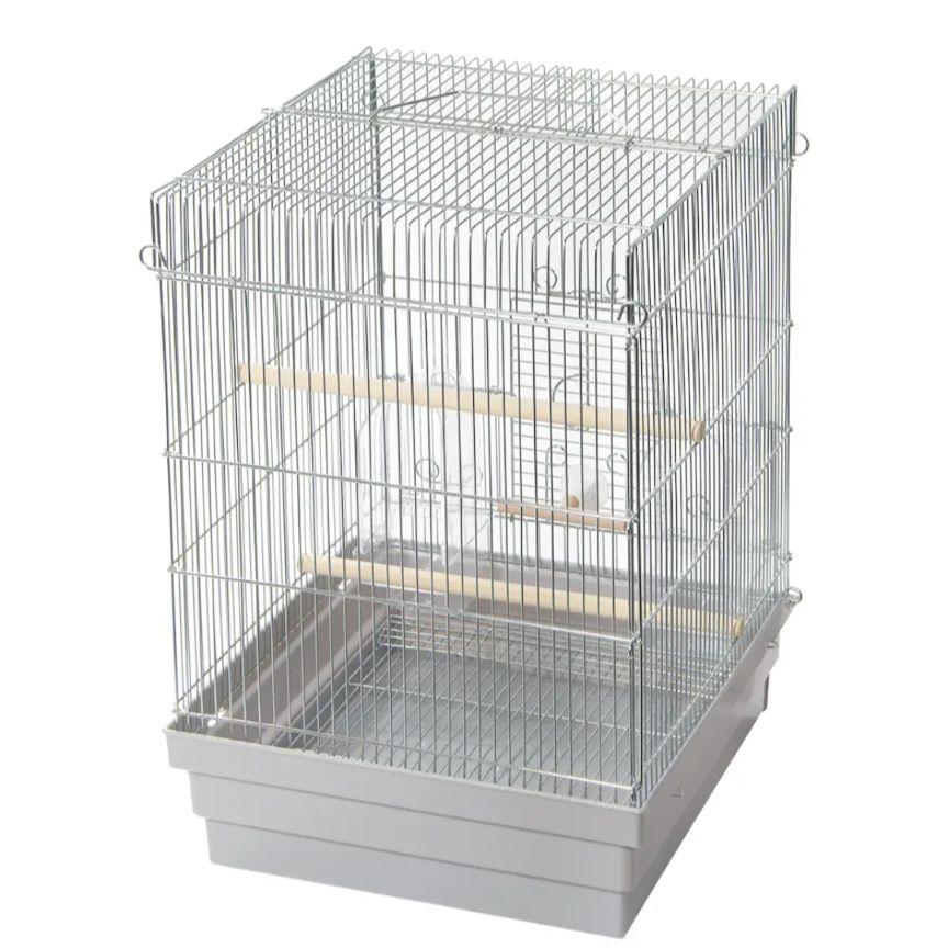 【たく】鳥かご HOEI 35手のりG フロスティグレー 2個セット