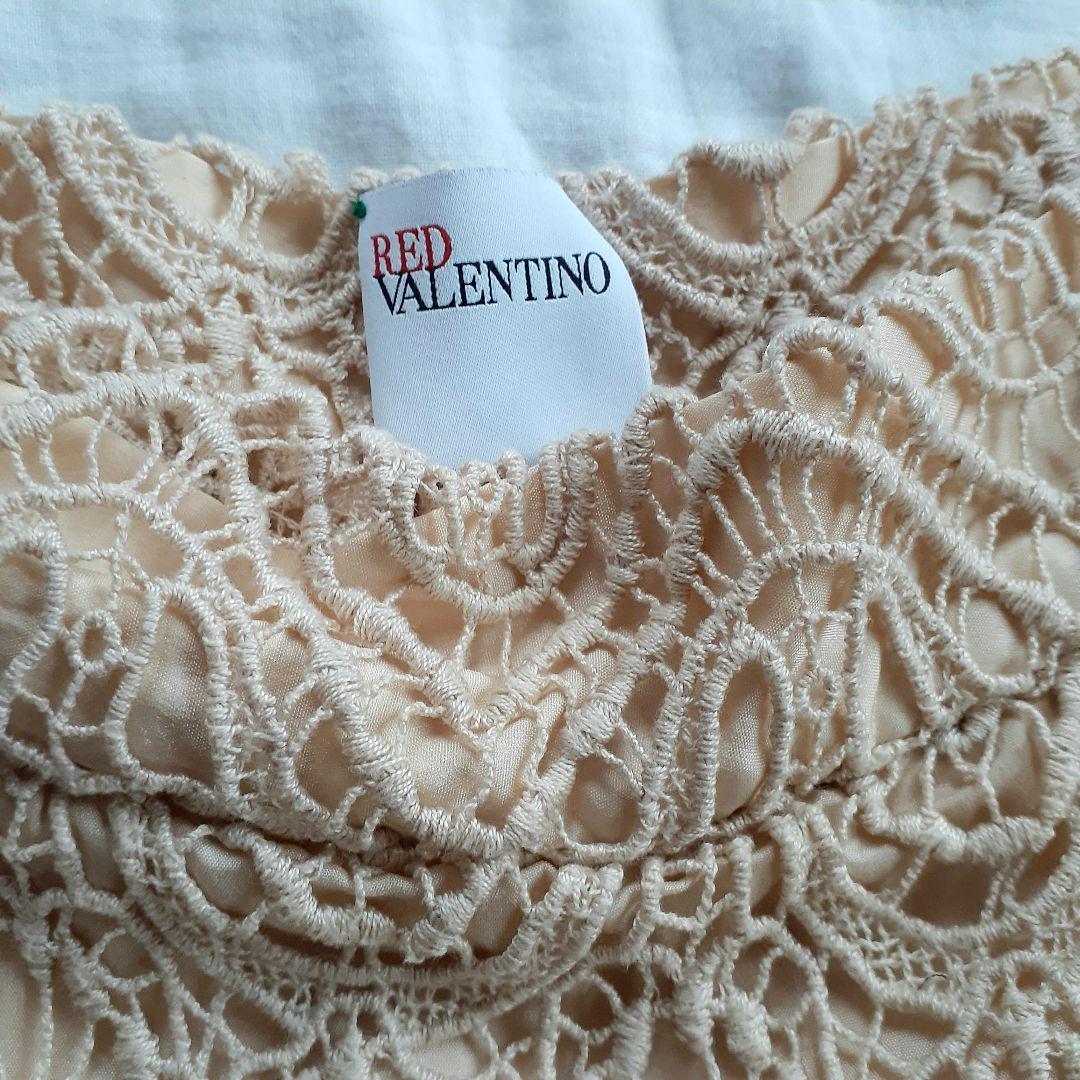 美品】レッドバレンティノ RED VALENTINO レース装飾 スカート 本店は