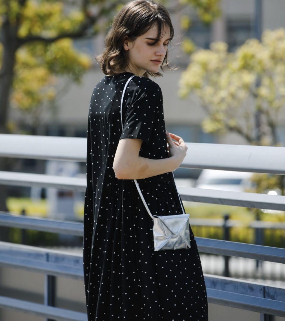 新品　かぐれ　ドット2WAYワンピース　サイズ0 かぐれ ドット2WAYワンピース