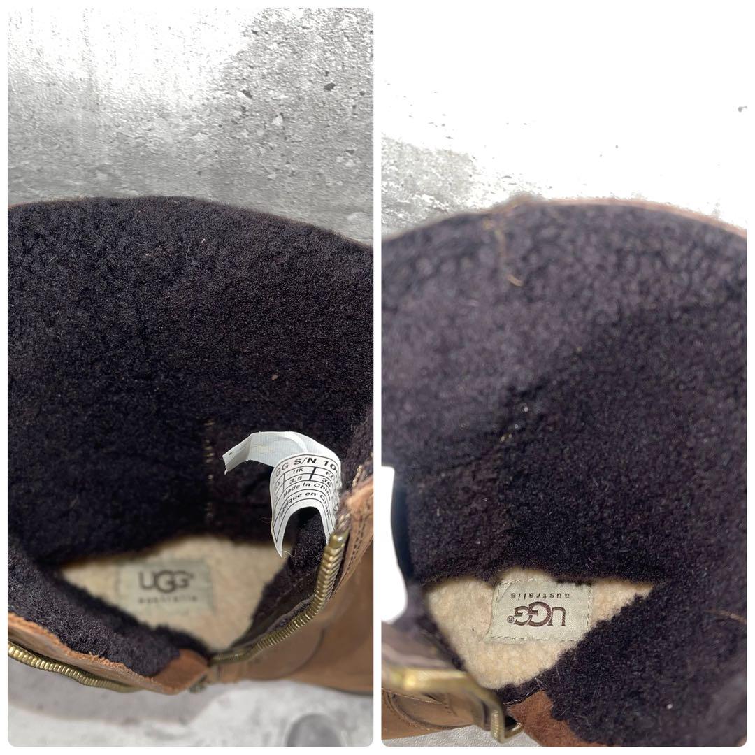 UGG アグ オレゴン ブーツ ブラウン バックル 22cm