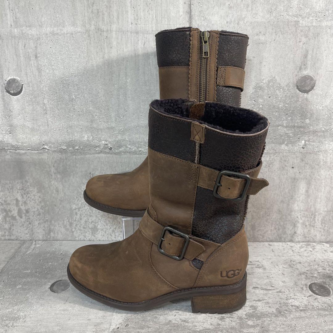 UGG アグ オレゴン ブーツ ブラウン バックル 22cm