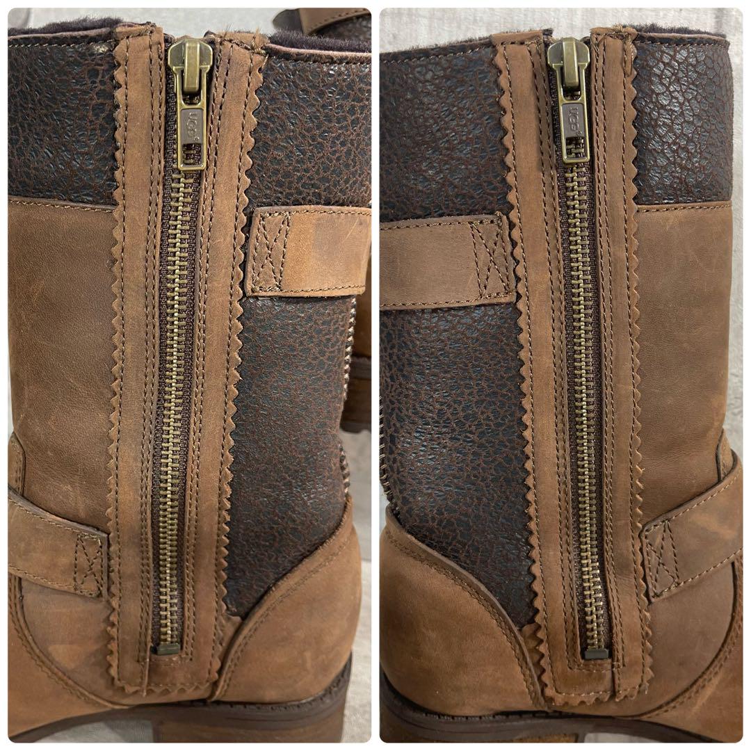 UGG アグ オレゴン ブーツ ブラウン バックル 22cm
