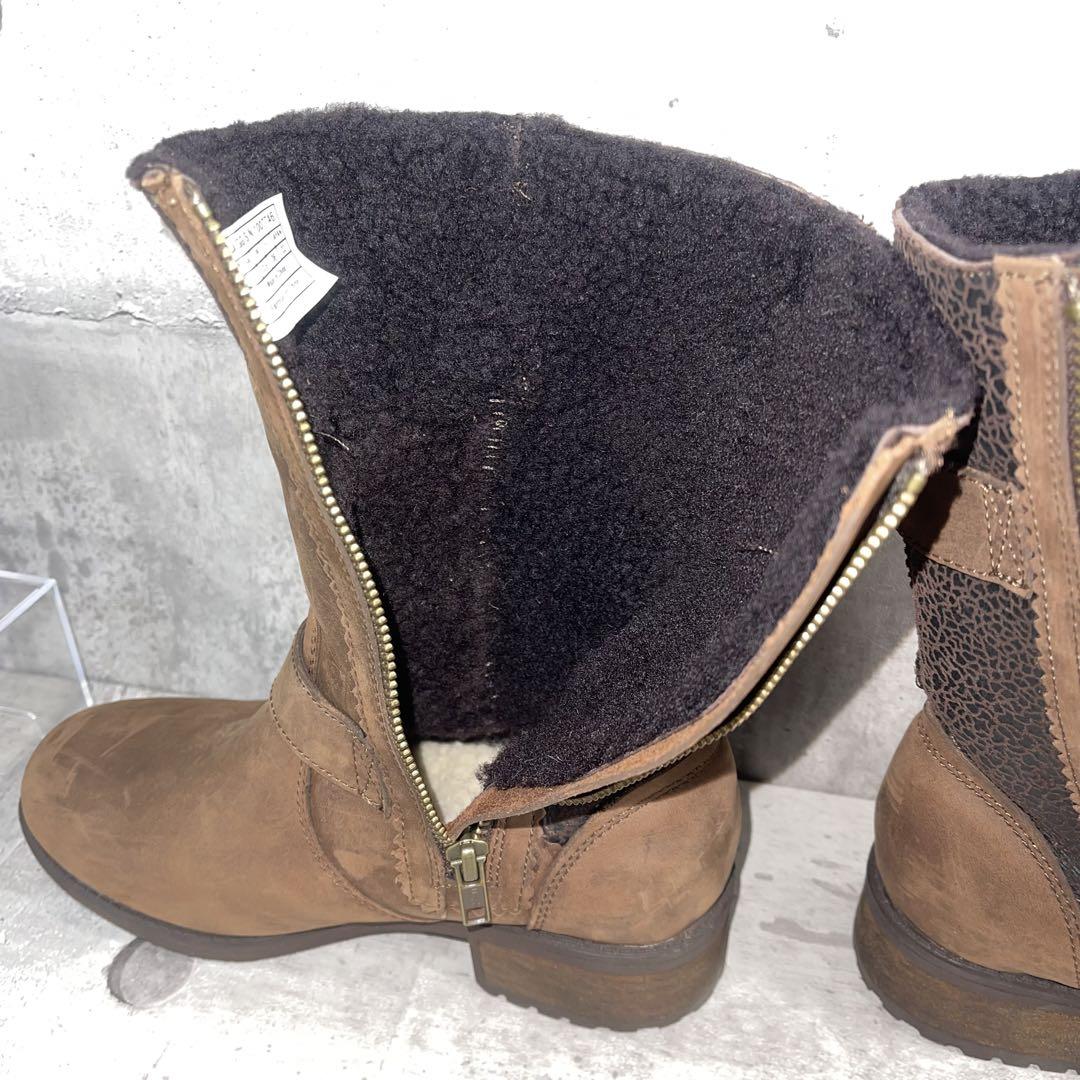 UGG アグ オレゴン ブーツ ブラウン バックル 22cm