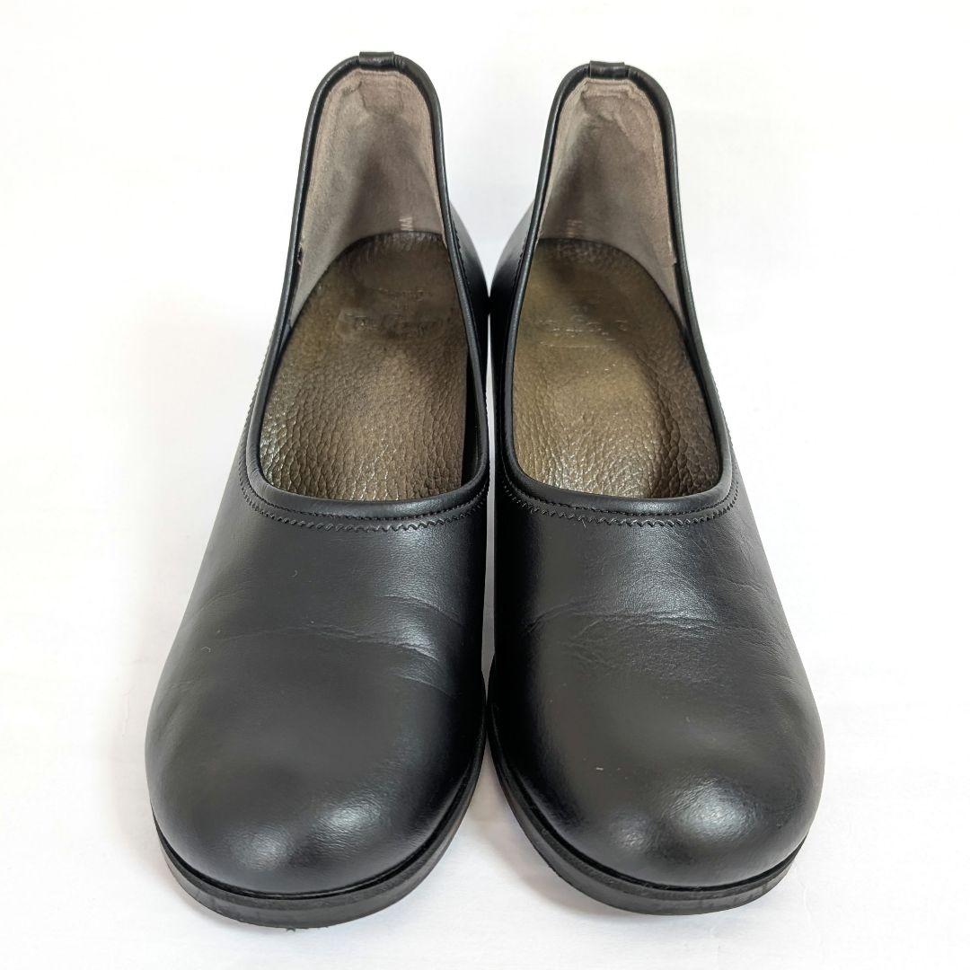 【美品】Belle and Sofa コンフォート パンプス ブラック 22.5