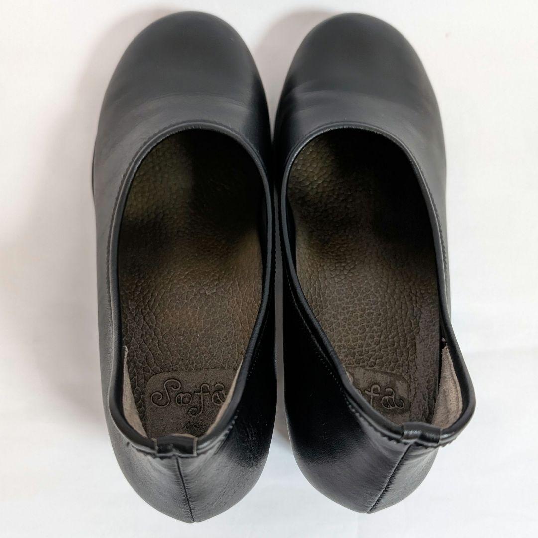 【美品】Belle and Sofa コンフォート パンプス ブラック 22.5