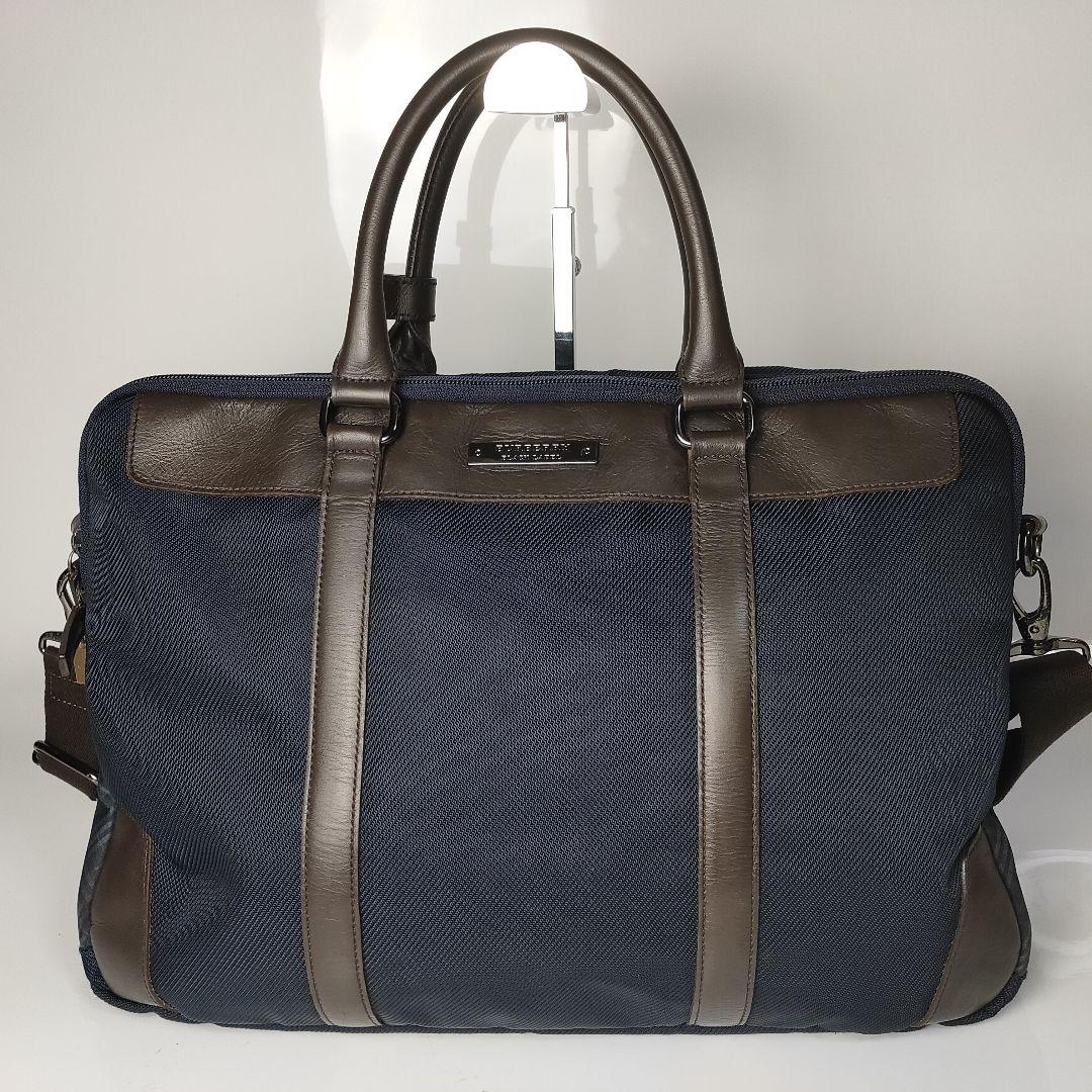 【極美品】バーバリー 2way ショルダーバッグ レザー ナイロン バッグ