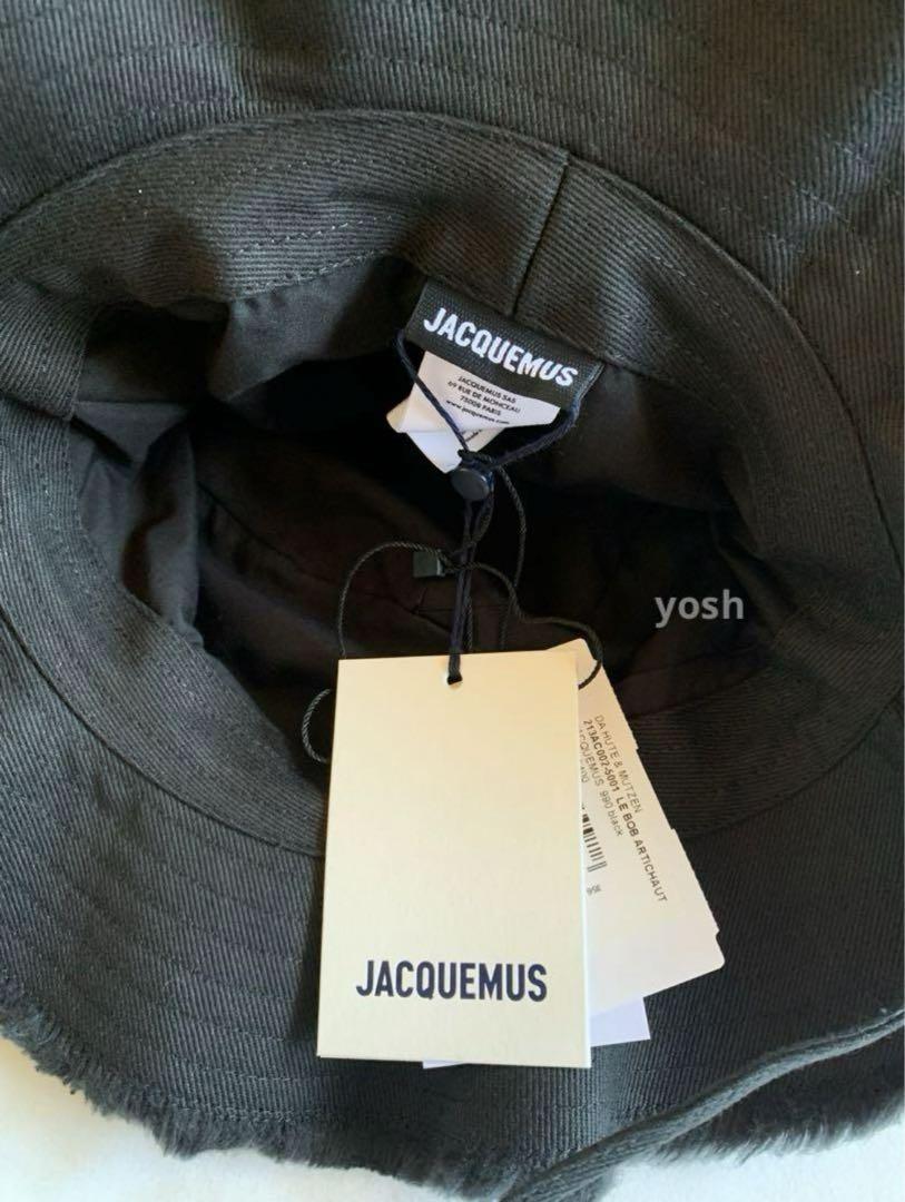 ☆新品・未使用☆ Jacquemus バケットハット 帽子 ブラック 58