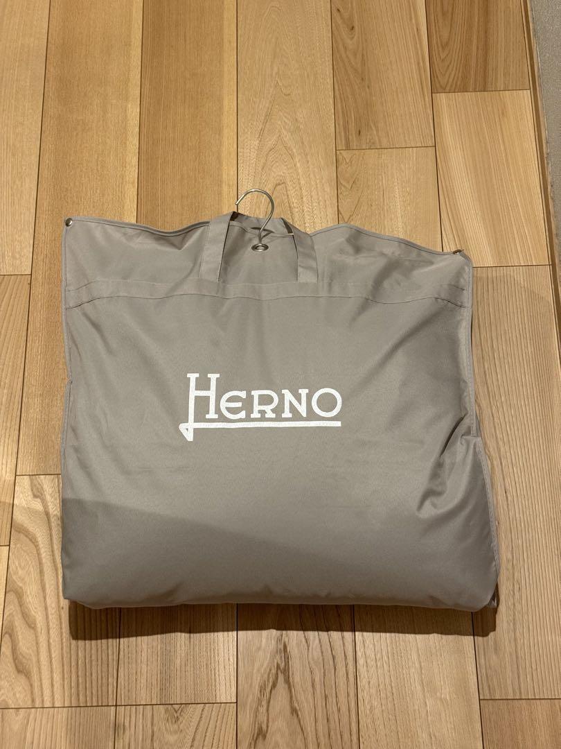 HERNO【ヘルノ】ダウンモッズパーカー ゴアテックス ブラック×グリーン