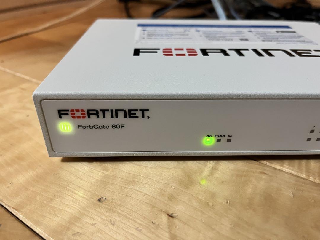 Fortinet Fortigate 60F UTM 2025年11月13日 Fortinet Fortigate 60F UTM 2025年11月13日 - メルカリ