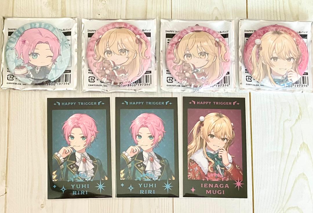 OUTLET SALE- 訳あり品など大放出 家長むぎ 夕陽リリ まとめ 缶バッジ チェキ ハピトリクリスマス ピンズ・ピンバッジ・缶バッジ