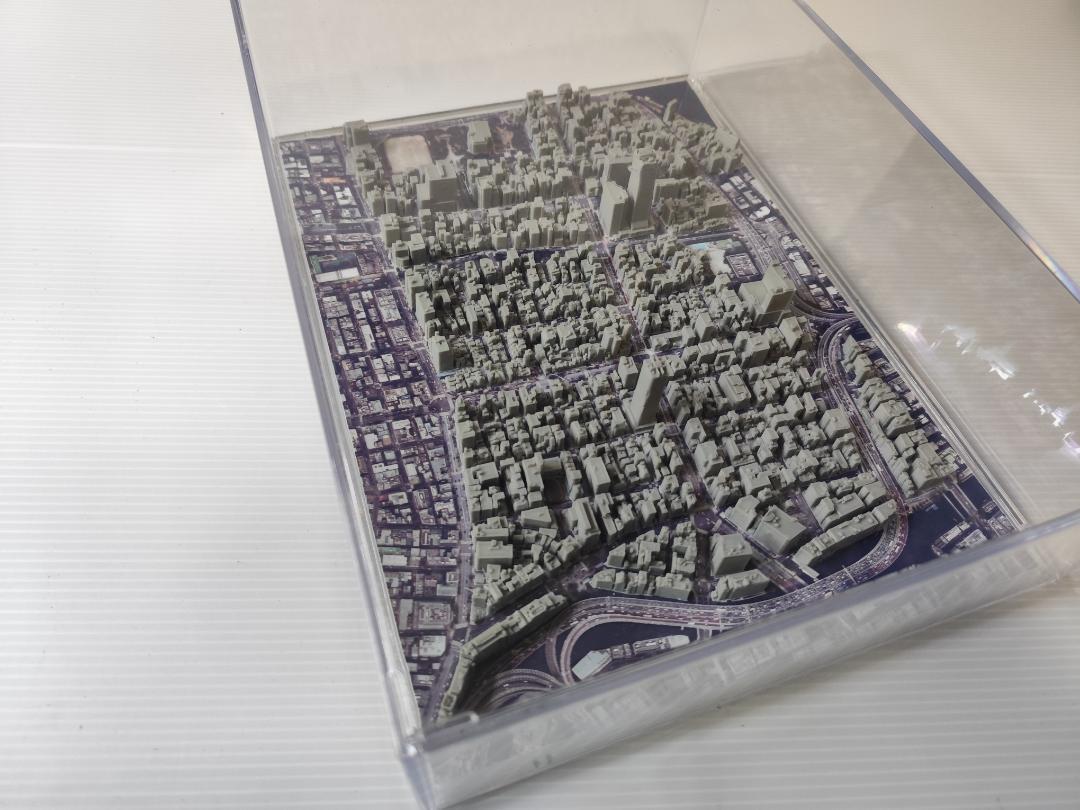 東京タワー　芝周辺　３D都市データを活用した都市模型　(組み立てキット)