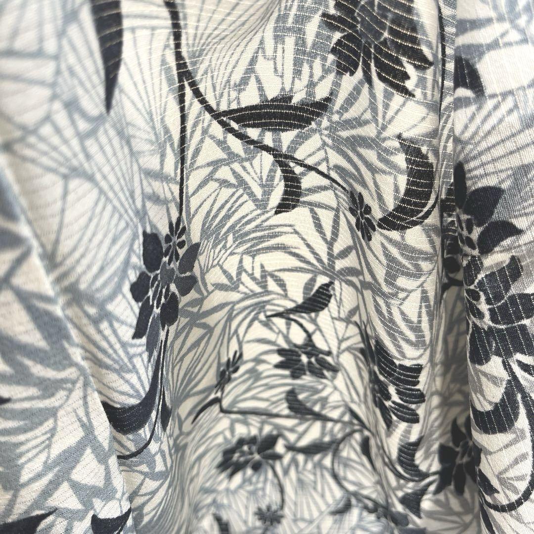 正絹 夏きもの 絽小紋 唐華(未使用品)トールサイズ