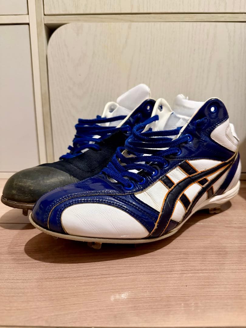 社会人野球支給品 asics ゴールドステージ オーダースパイク28cm asics