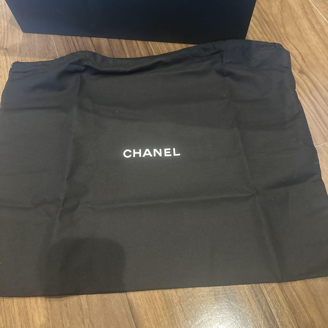 CHANEL シャネル　ココマーク チェーンバッグ プリーツ グレー レザー