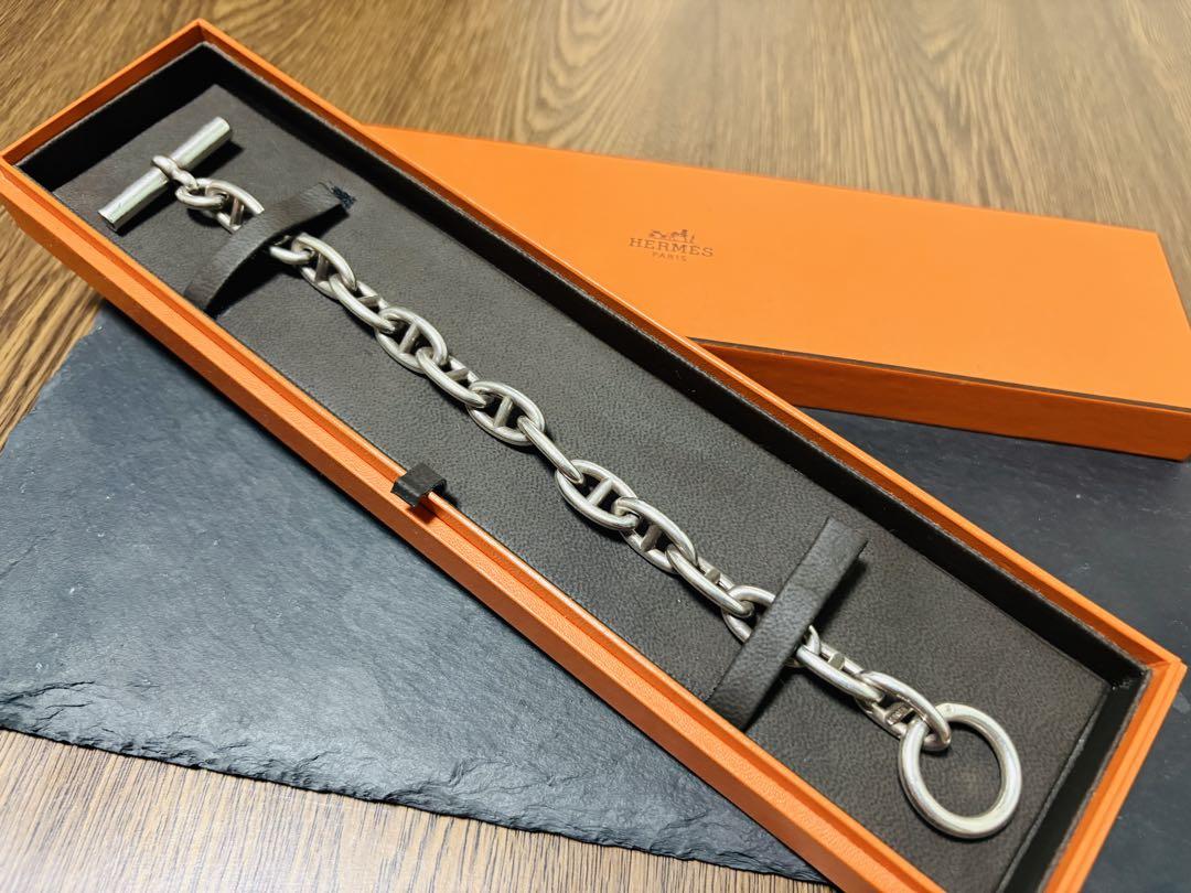HERMES マルジェラ期 GM 14コマ シェーヌダンクル 925