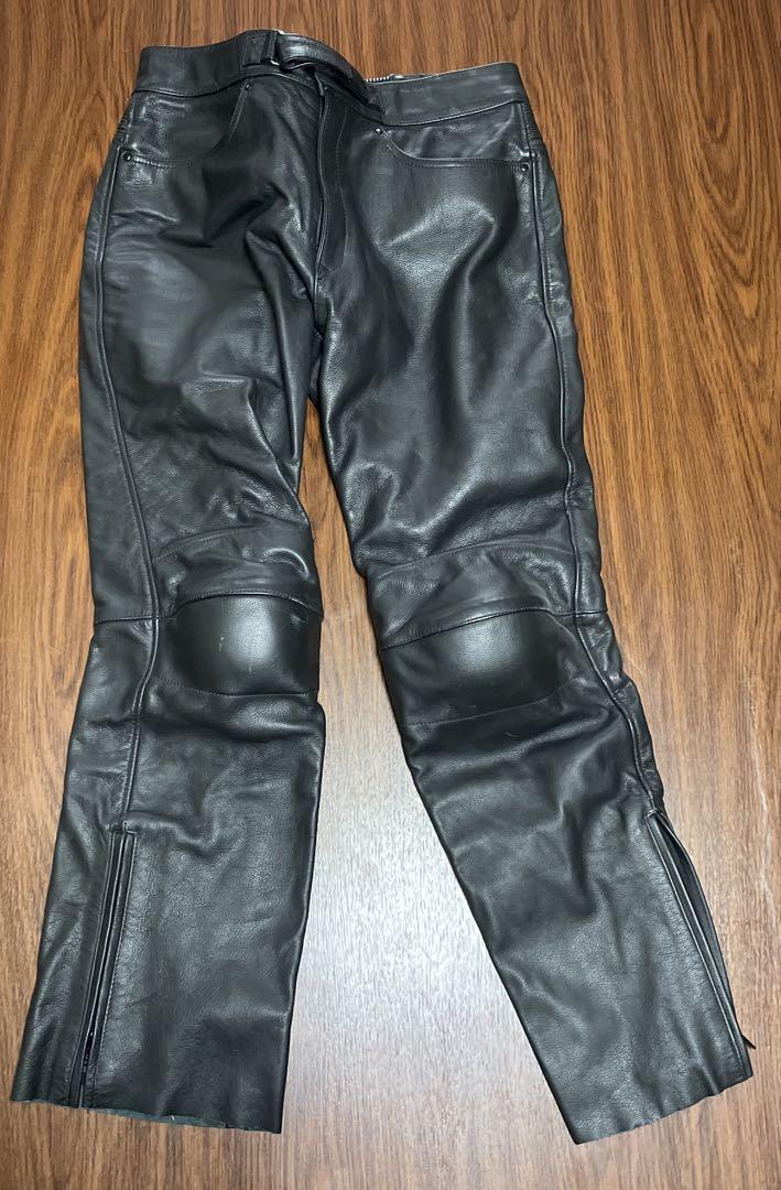 Rookie Leathers 黒　レザーパンツ 3L Rookie Leathers レザー バイクパンツ 3L 黒ブランド 品 通販