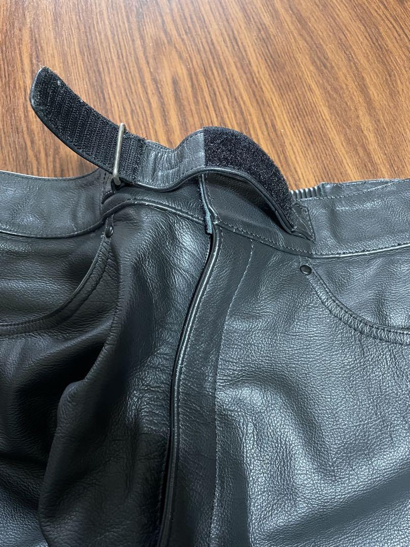 Rookie Leathers 黒　レザーパンツ 3L Rookie Leathers 黒レザーパンツ 3L
