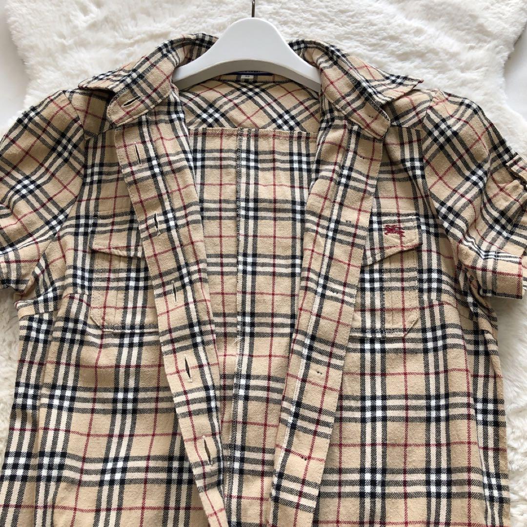 BURBERRY*バーバリーブルーレーベル　ノバチェックワンピース　Y2K 38