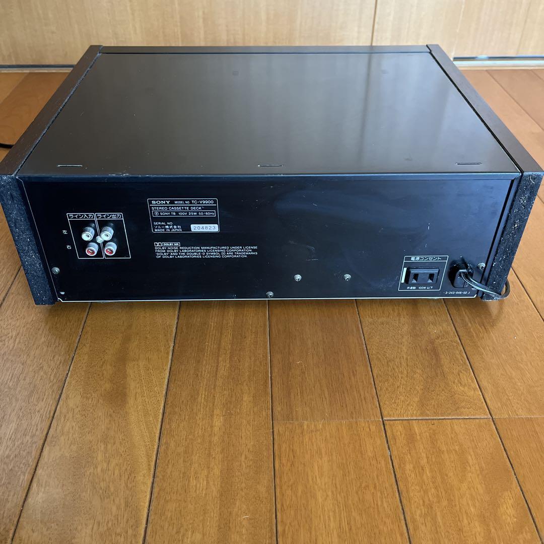 SONY TC−V9900ダブルカセットデッキ