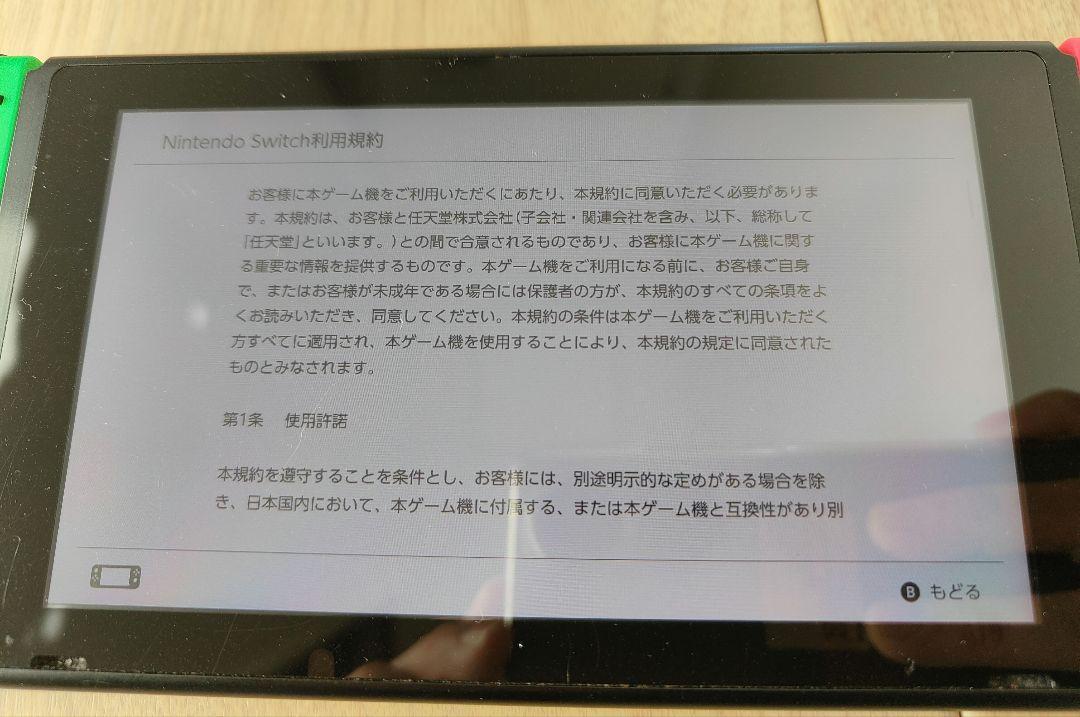 ニンテンドースイッチ Nintendo Switch グリーン/ピンク 本体