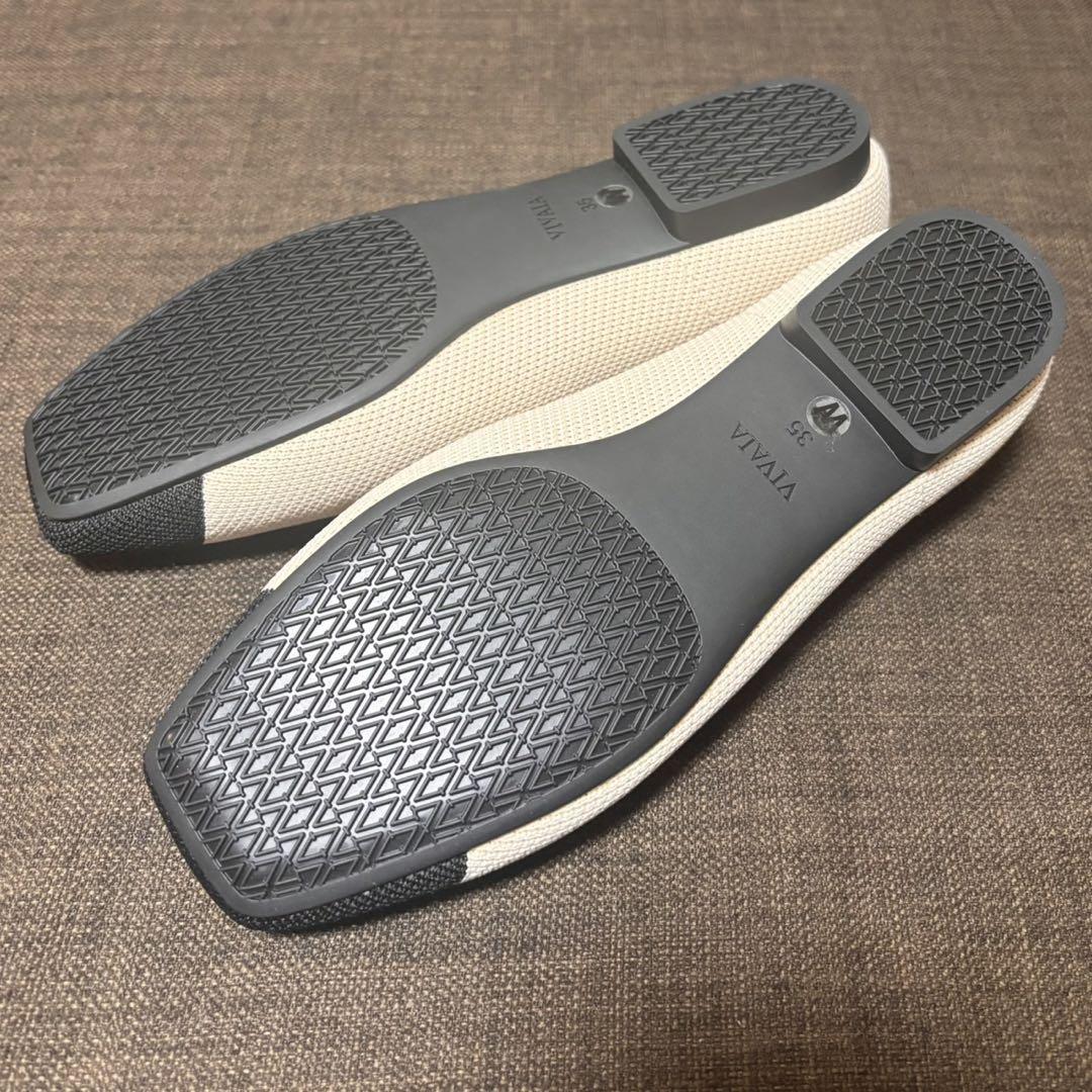【新品】VIVAIA Margot 2.0 スクエアトゥフラットシューズ