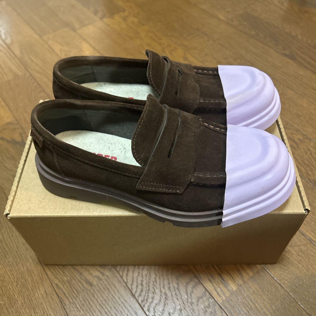 CAMPER Junction ローファー 37 ブラウン ラベンダー