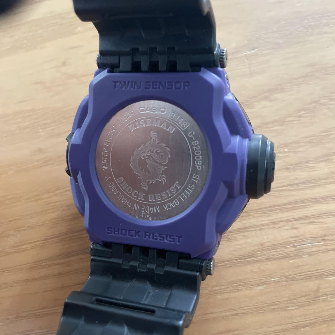 希少/G-SHOCK/GW-9200/限定/パープル/電波/ソーラー/ライズマン