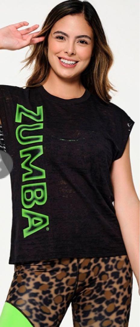 Zumba ズンバ Explore ロゴ Vネック タンクトップ 000000029021_U2emGZx.jpg