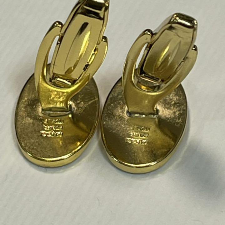 数量限定得価 美品 スウィヴル式 ゴールド金具 インターロッキング F9D5r-m30056447882 グッチ カフリンクス 再入荷得価