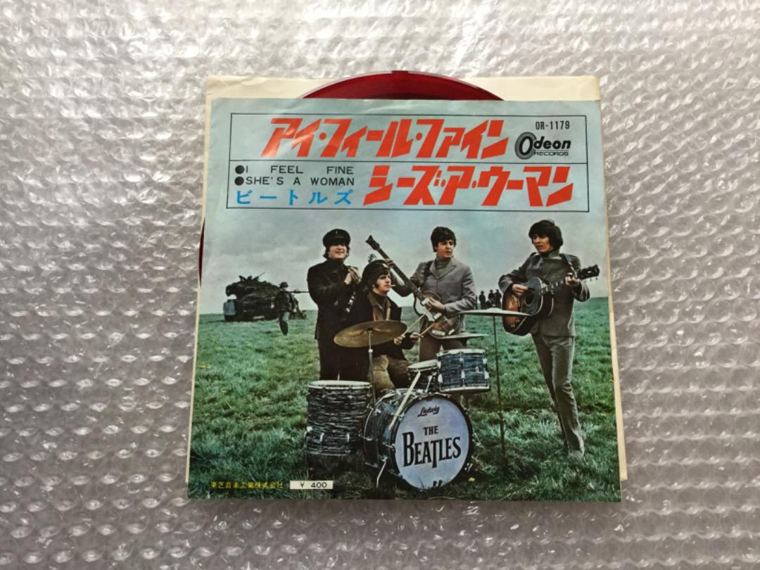 【中古】 注目のブランド ビートルズ アイ フィール ファイン オデオン セカンドジャケ赤盤 hikari-unso.jp hikari-unso.jp