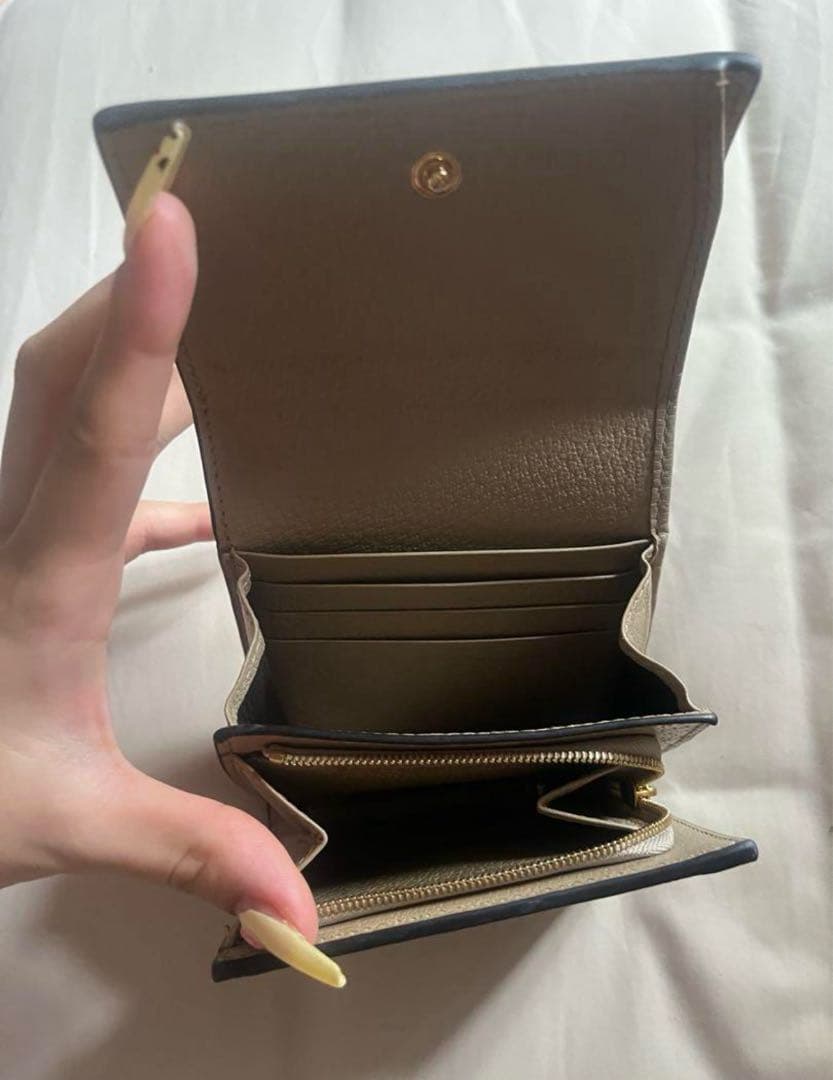 Gucci GGパターン三つ折り財布 Gucci GGパターン三つ折り財布