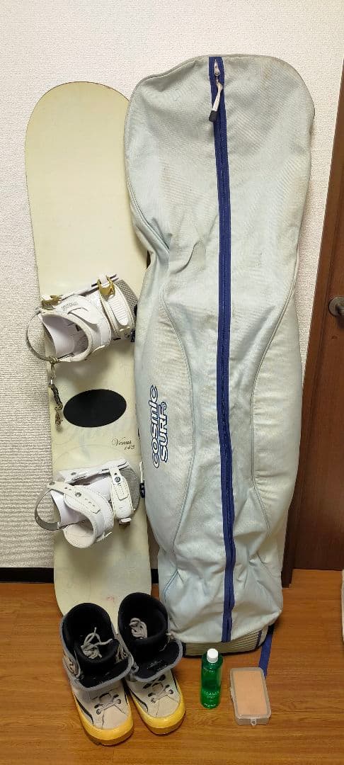 スノーボード 3点セット スノボ 女性用 ケース クリーナー ブラシ付