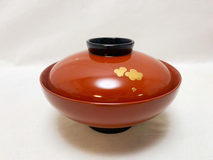 美品 木製 吸物椀 見返し絵 共箱 sxqWe-m30060219375 懐石道具 四君子蒔絵 5客 最新作格安