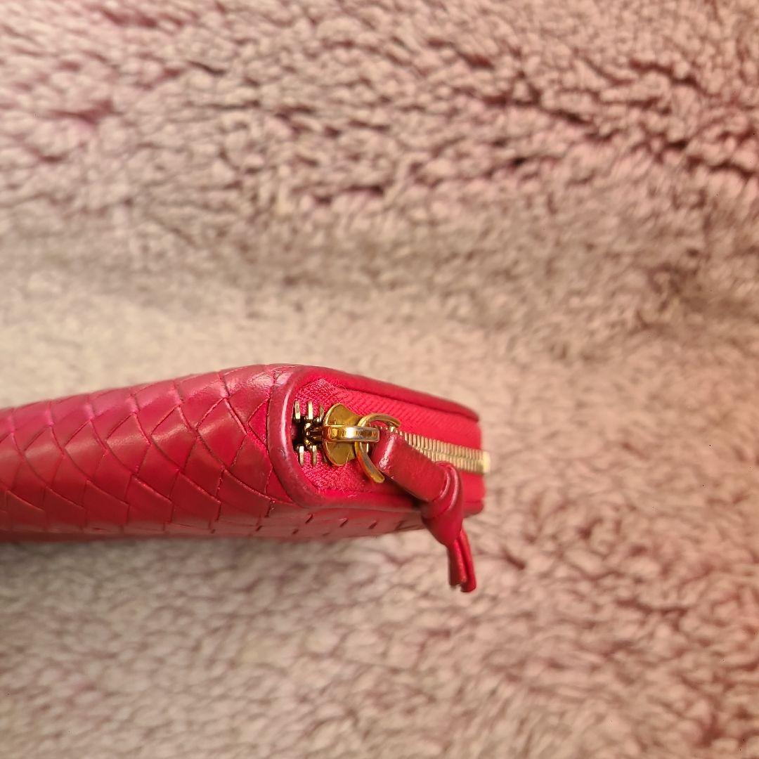 ボッテガヴェネタ 長財布 ピンク