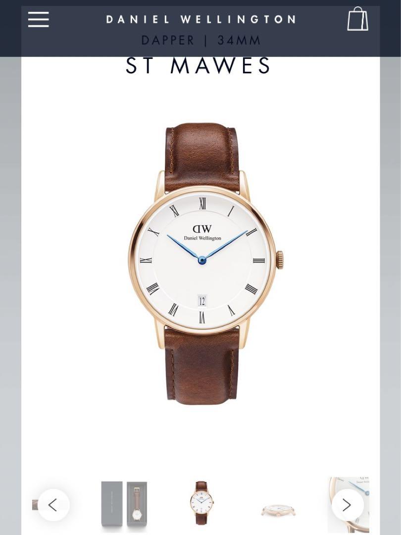 【美品】DANIEL WELLINGTON 腕時計 34mm