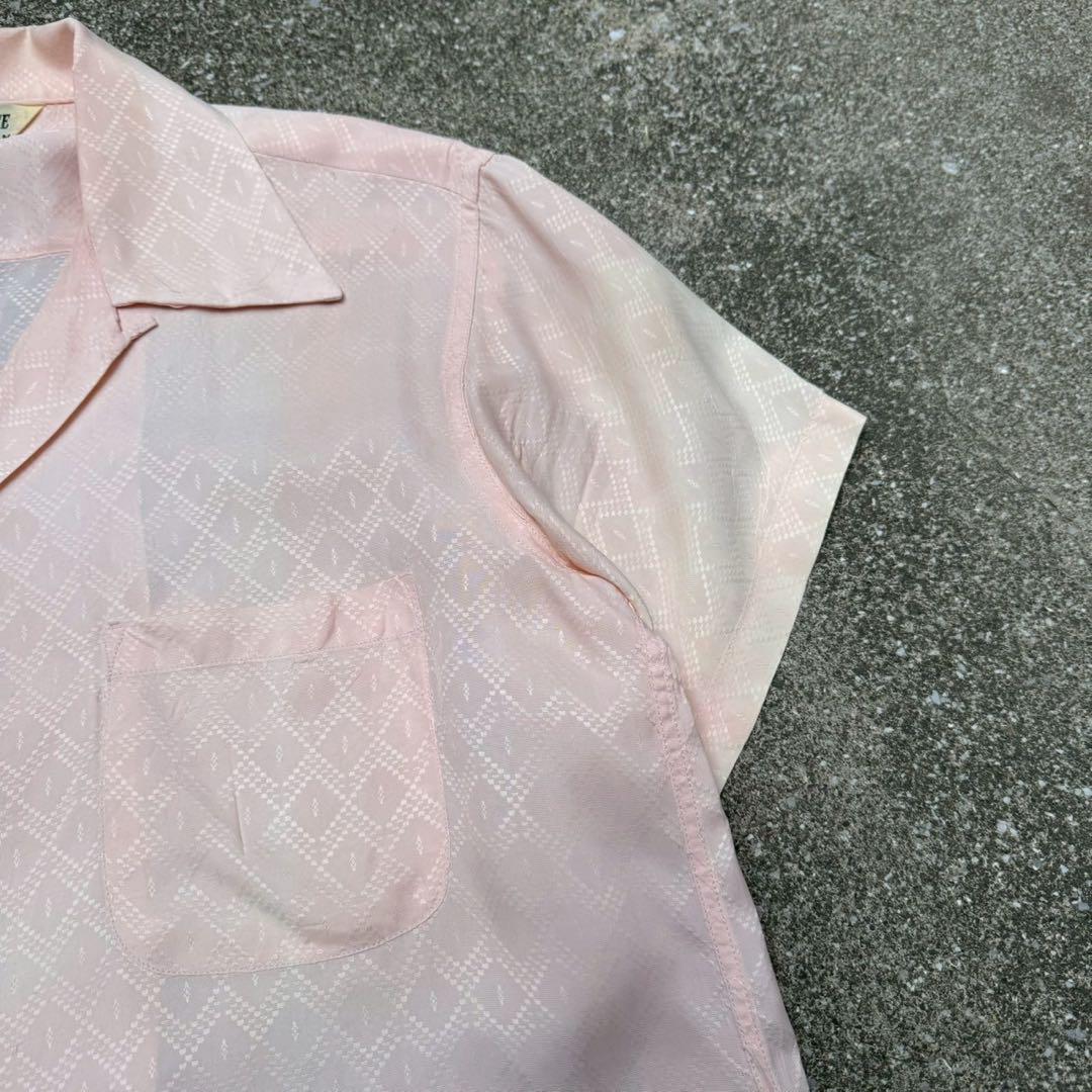 希少 50s CLADRITE SPORTSWEAR オープンカラーシャツ M