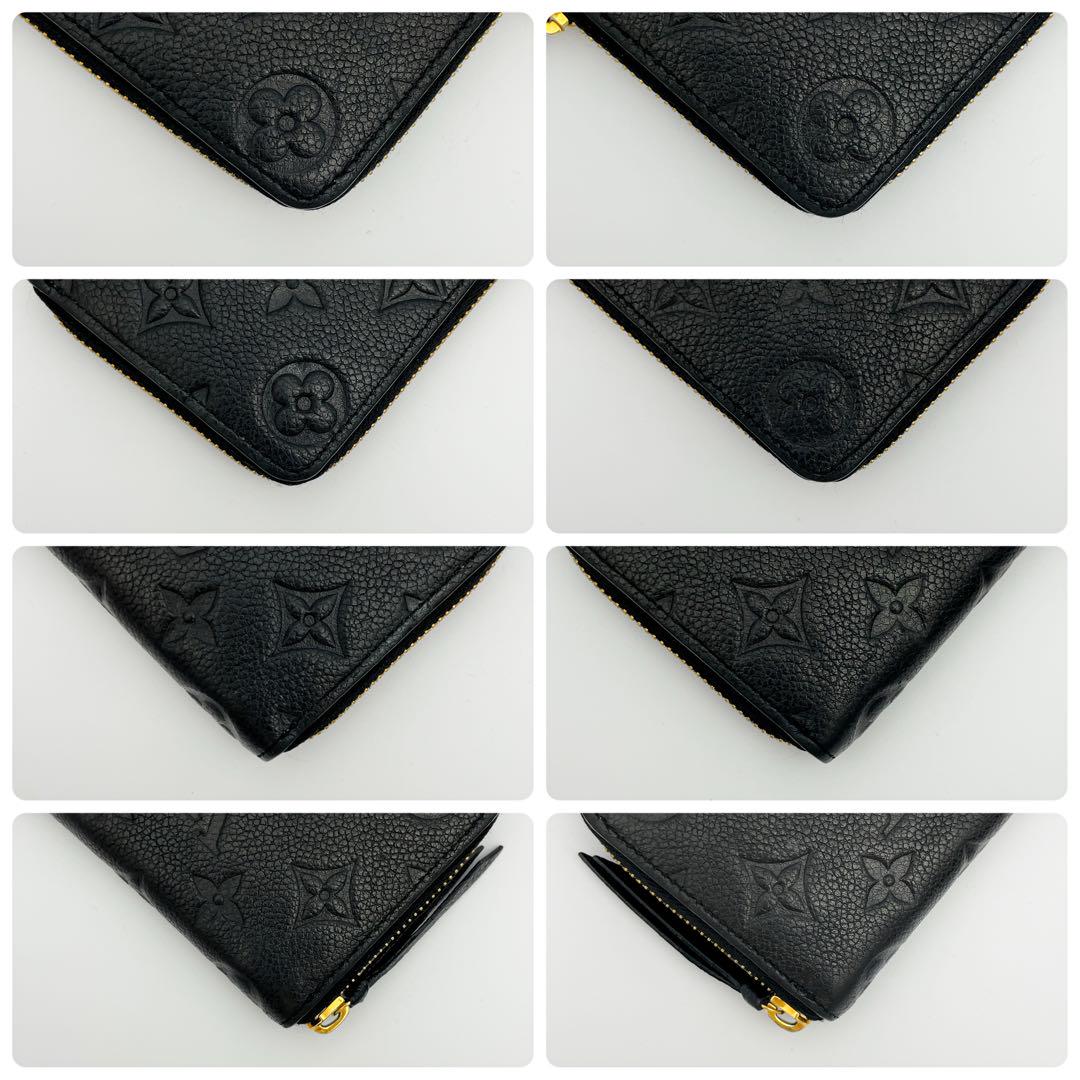特上美品★ルイヴィトン アンプラント ポルトフォイユ クレマンス 黒