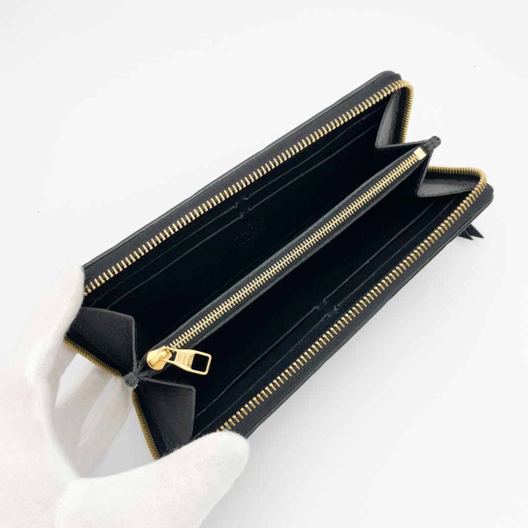 特上美品★ルイヴィトン アンプラント ポルトフォイユ クレマンス 黒