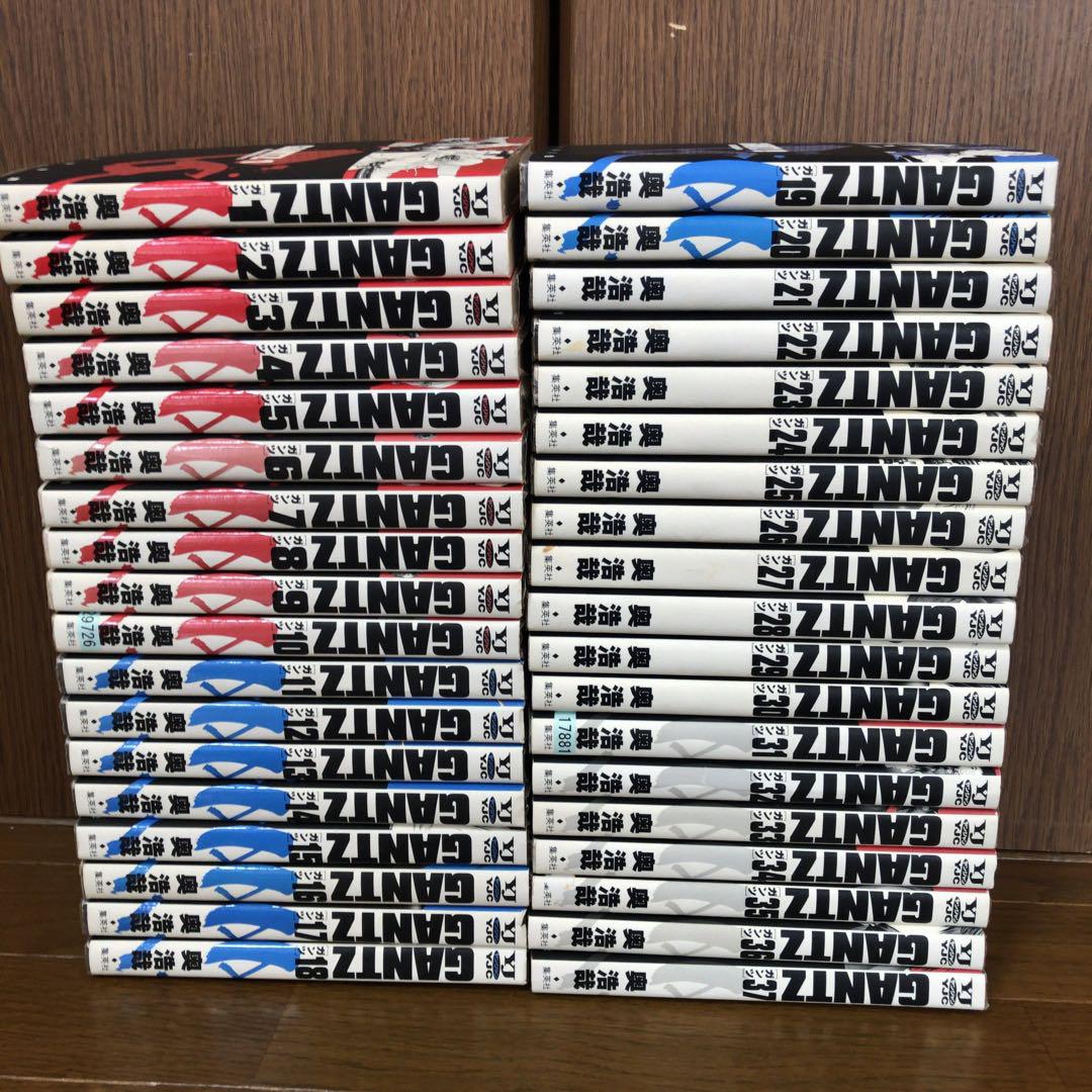 GANTZ 全巻セット 奥浩哉 ガンツ 1〜37巻 全巻 完結 - メルカリ