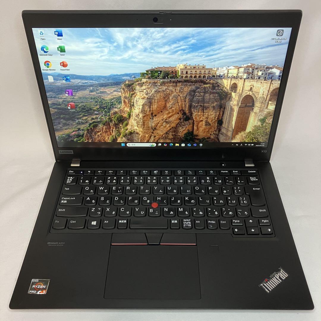 準美品 ThinkPad X13 Gen1 Ryzen5 16GB オフィス24 - メルカリ
