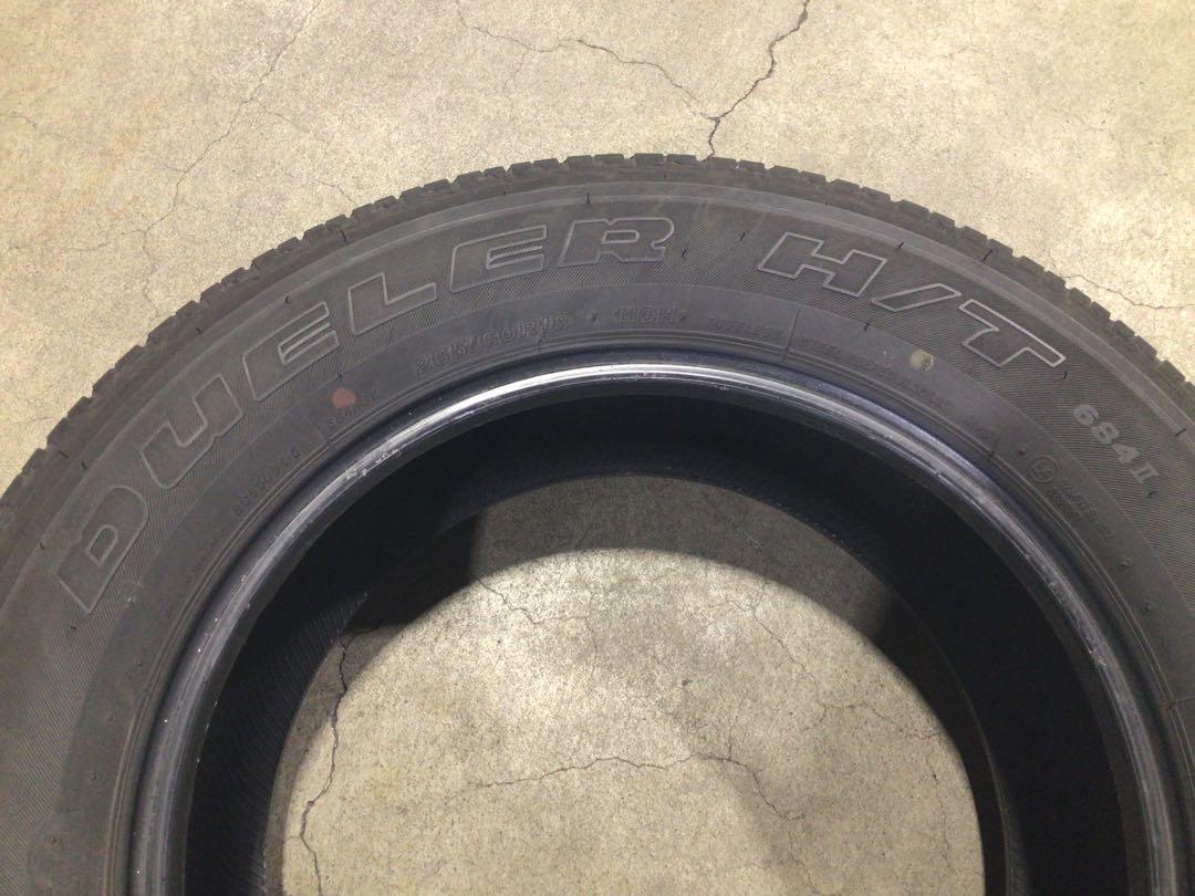 激安 265/60R18 ブリヂストン デューラー サマータイヤ 4本
