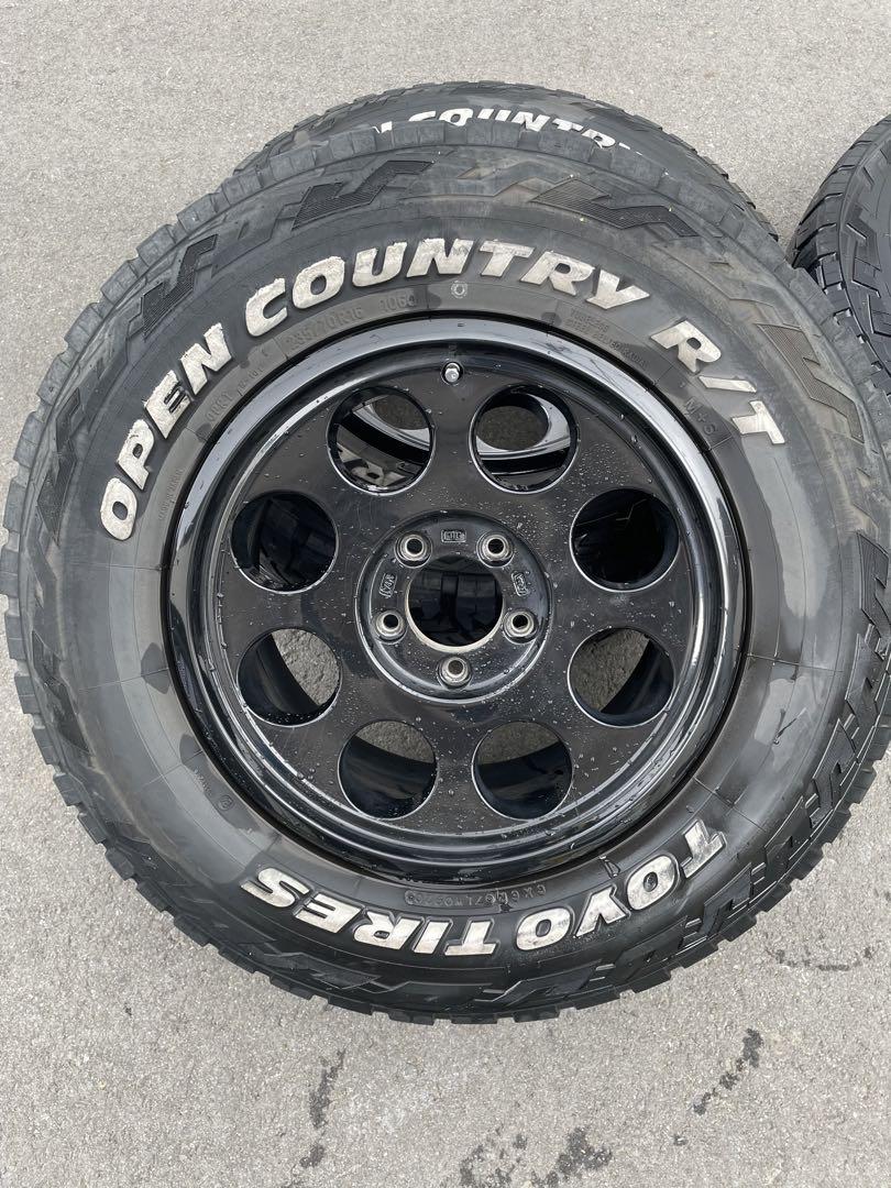 235/70R16 オープンカントリー&ジムライン　セット　最短翌日発送