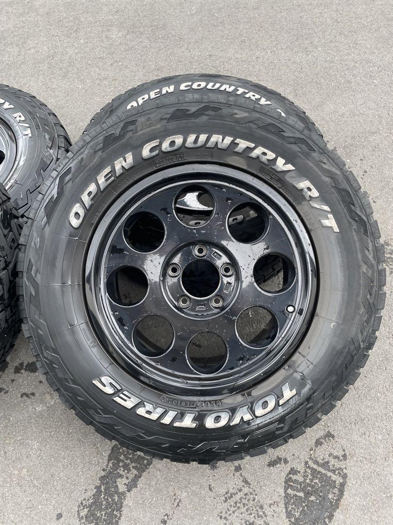 235/70R16 オープンカントリー&ジムライン　セット　最短翌日発送