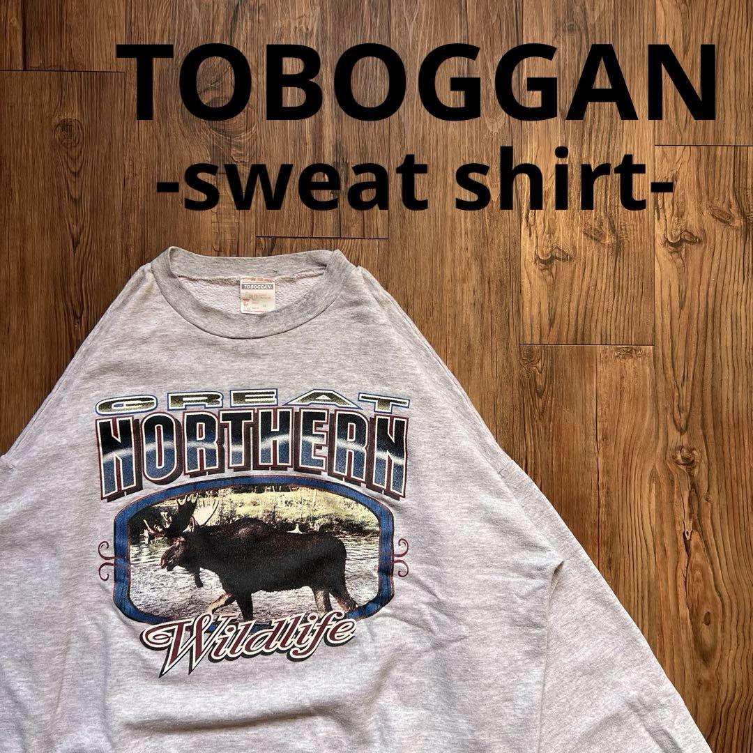 カナダ製！！【TOBOGGAN トボガン】スウェットシャツ アニマル