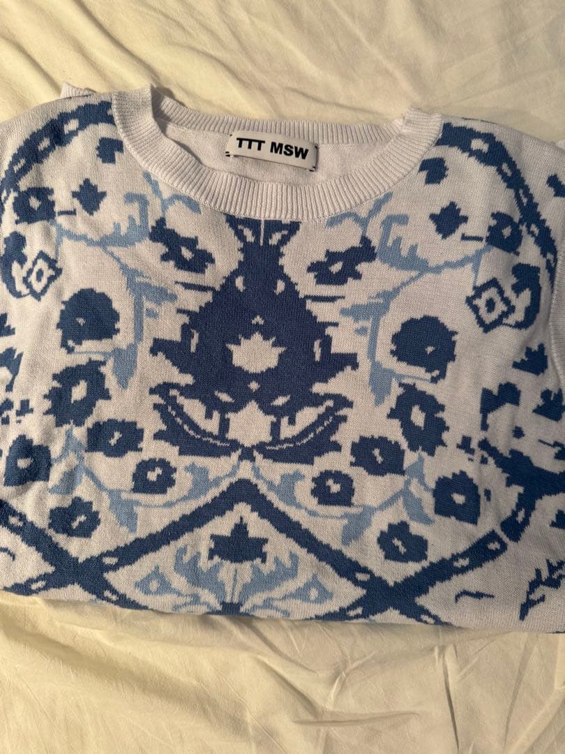 TTT MSW　ティー　21ss　Persia Knit Vest